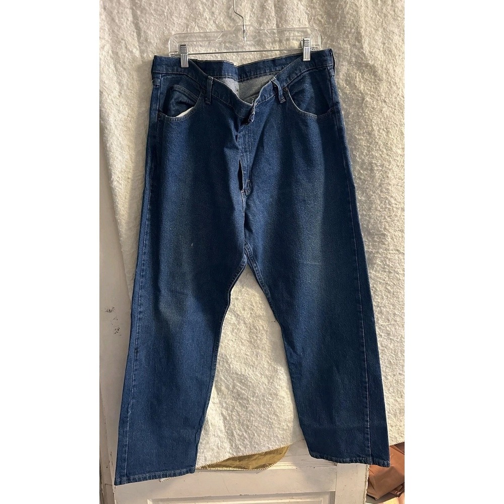 Wrangler Authentics Jeans 40x32 Mens Blue Straight Denim